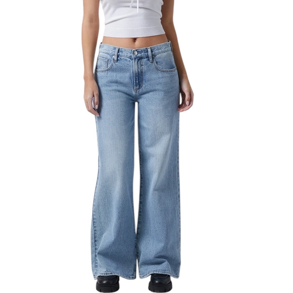 NEW Pacsun Low Rise Super Baggy Jeans 27 Wide Leg Relaxed Streetwear Skater - Picture 15 of 15